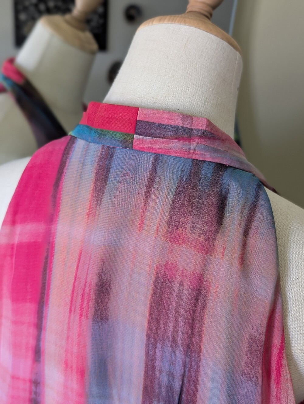 Plus Size Tie Dye Maxi Dress - Picture 12 of 16